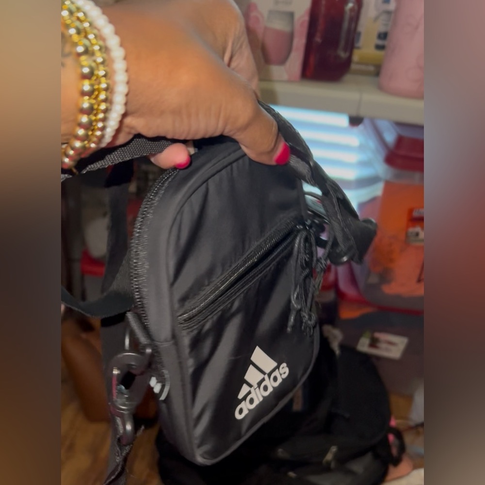 Adidas Black Crossbody Bag EUC